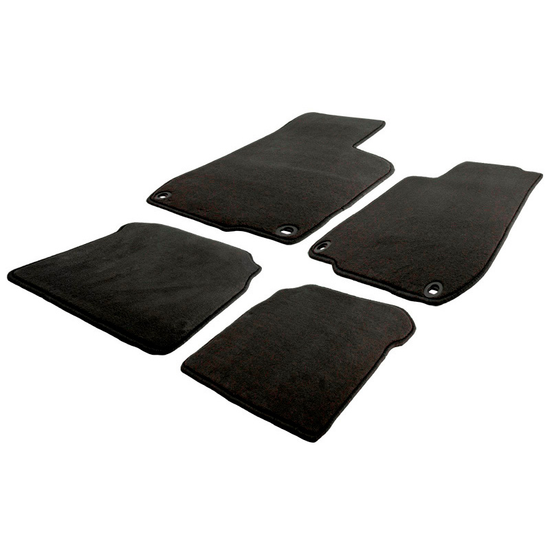 Set de tapis de sol en velours sur mesure pour Fiat 500 Hybrid 2026-