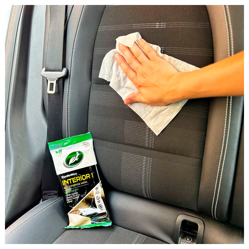 Turtle Wax 54094 Lingettes nettoyantes pour intérieur, 24 unités