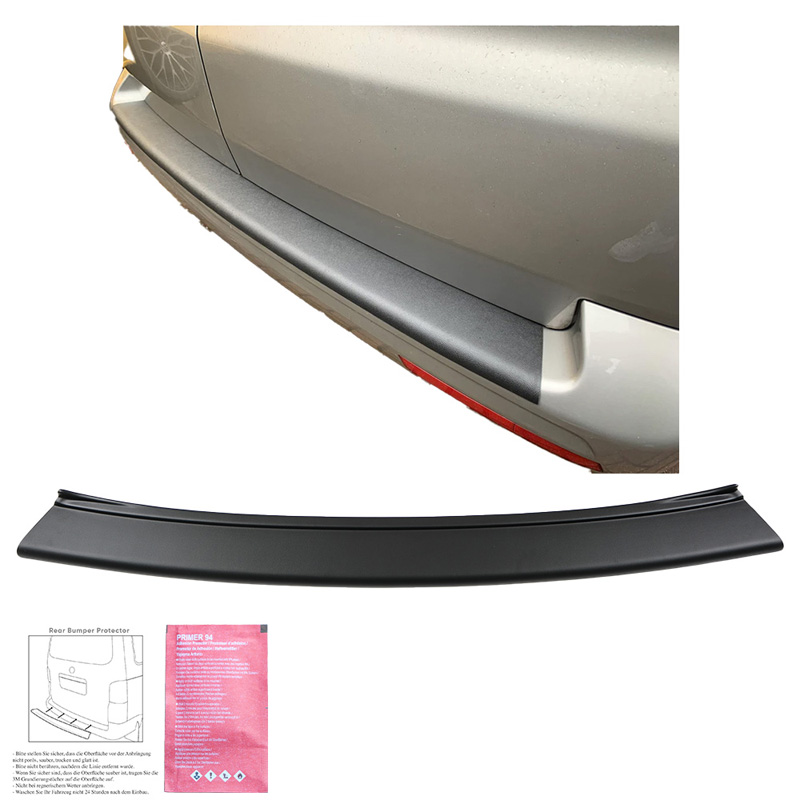 Protection de seuil arrière sur mesure pour Volkswagen Transporter T5.1 2010-2015 - Noir mat