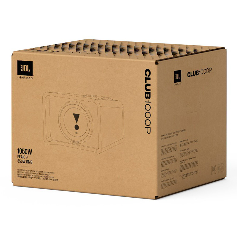 JBL Club 1000P 10'' Subwoofer passif (Boombox) avec port bass reflex