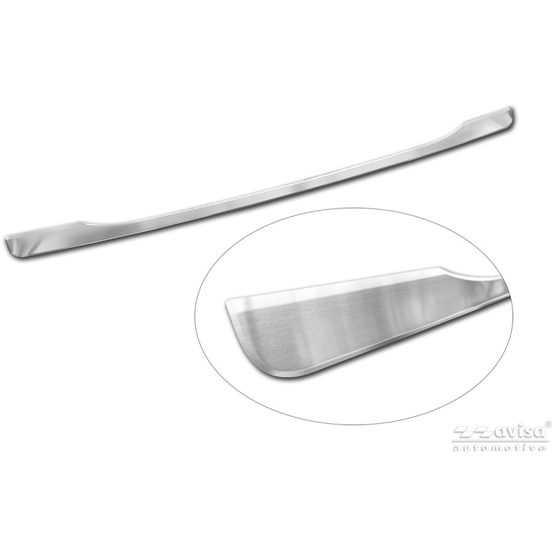 Avisa Revêtement d'habillage du hayon du coffre inox brossé sur mesure pour Toyota Proace City Verso 2019-2024 & Facelift 2024-