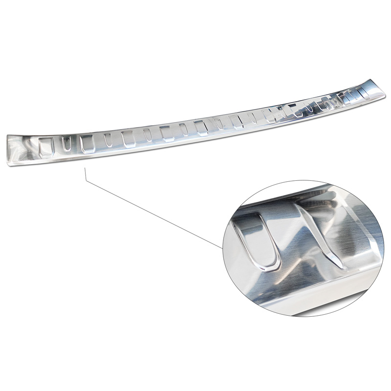 Protection de seuil arrière inox sur mesure pour Renault Kangoo & Nissan Townstar 2021- 'Ribs'