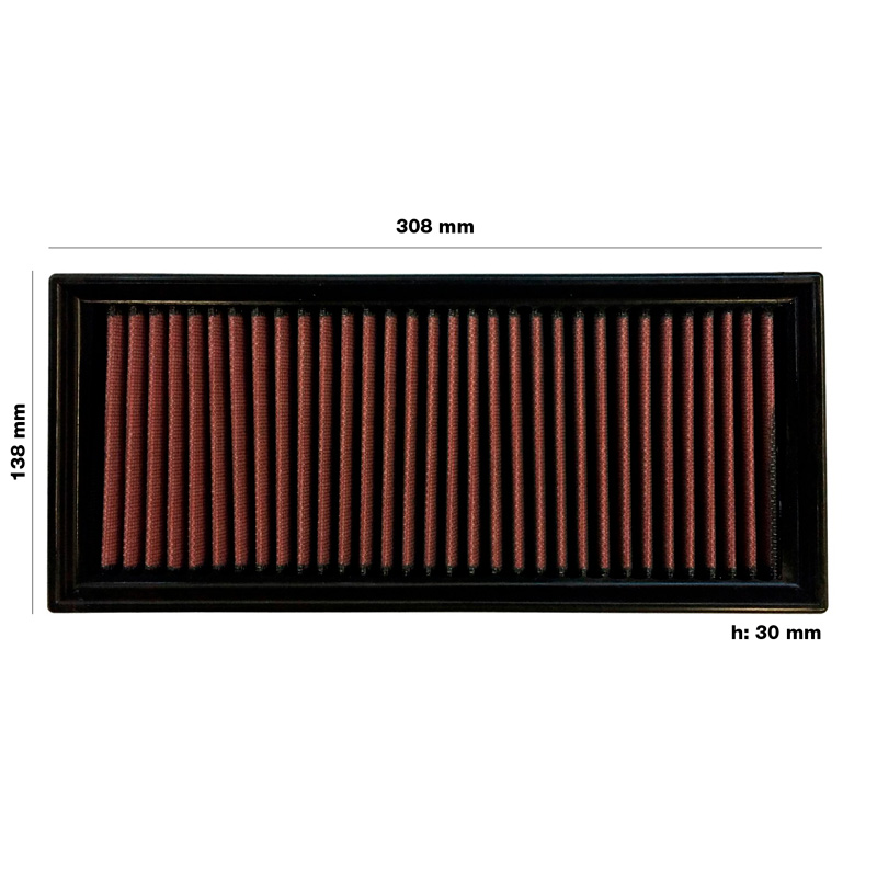 Simoni Racing Filtre à air de Remplacement sur mesure pour Alfa Romeo 147 & GT 1.6L-L4 16v & & 1.8L L4 & 2.0L-L4 16v 2000-