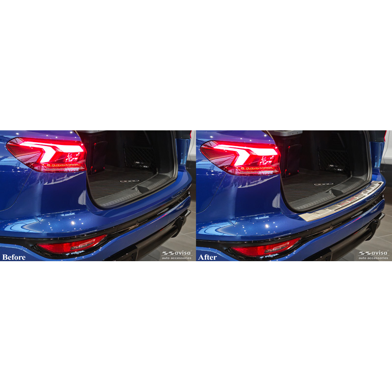 Avisa Protection de seuil arrière inox Audi Q6 e-tron (GFB) 2024- 'Shadow Premium'