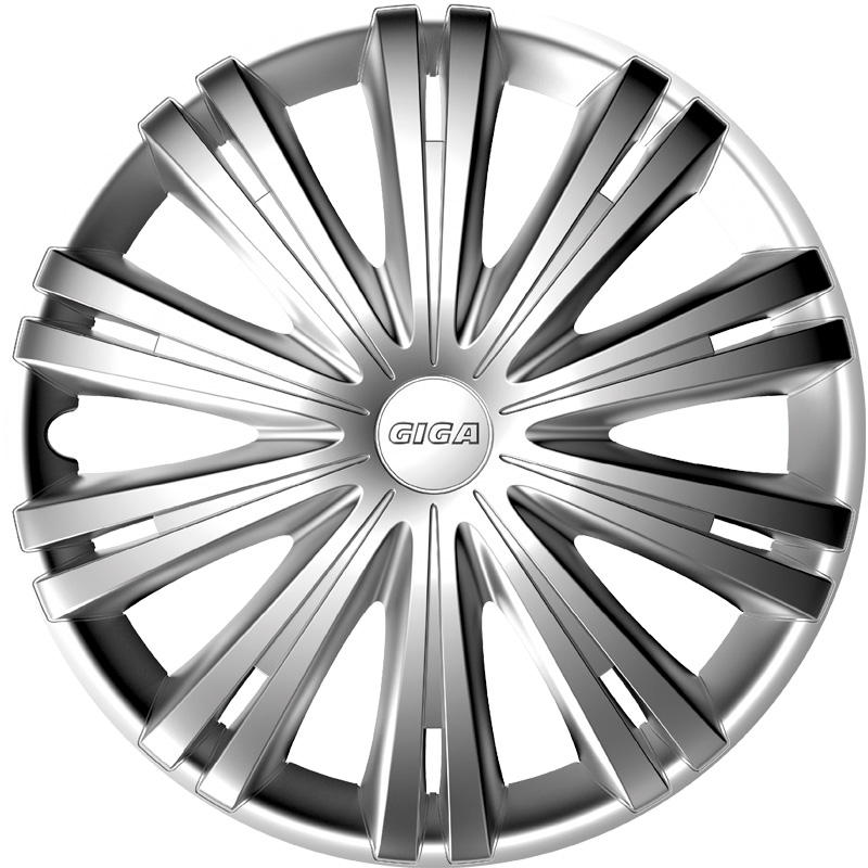 Jeu d'enjoliveurs Giga 15-inch argent