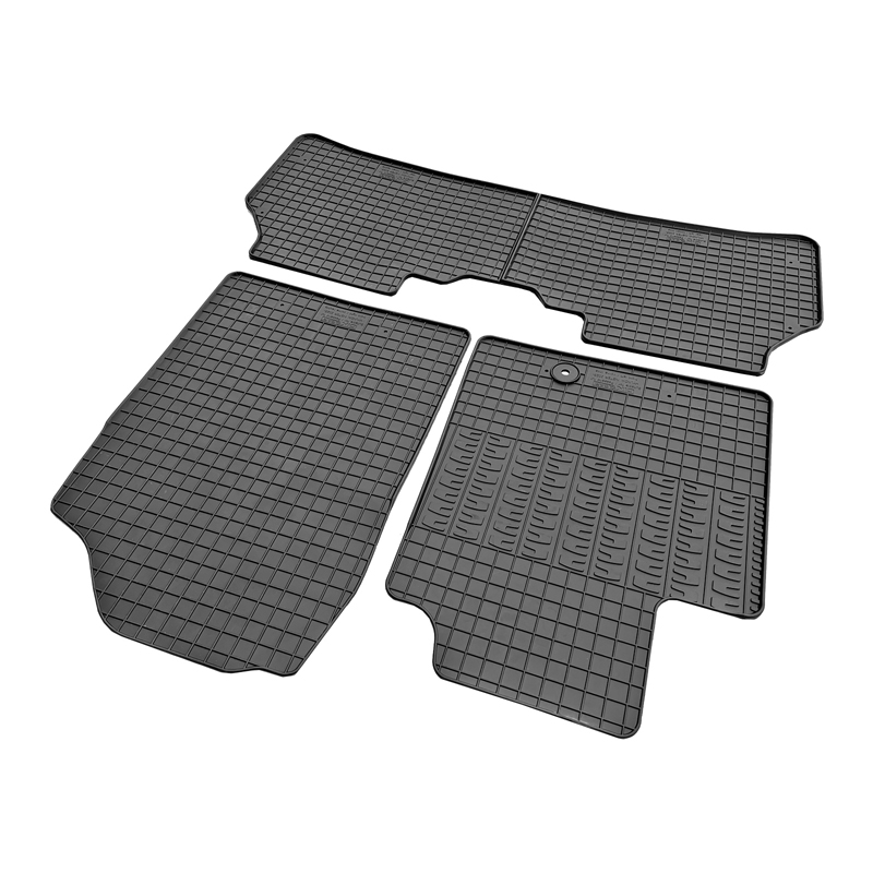 CIKCAR Set tapis de caoutchouc sur mesure pour Hyundai Inster EV (AX1) 2024- (3-pièces + points de fixage)