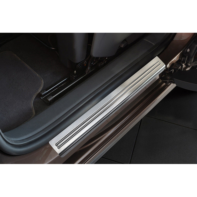 Seuils de portes inoxydable sur mesure pour Volkswagen Sharan II / Seat Alhambra II 2010- - 'Special Edition' - 4-pièces