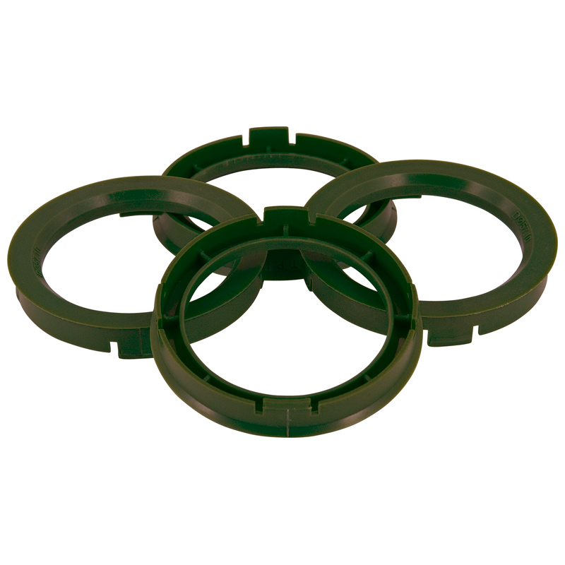 Set de Bagues de Centrage TPI - 70.4->65.1mm - Olive Vert