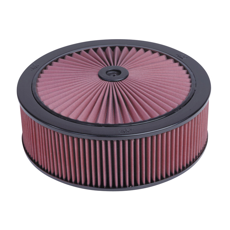 K&N Filtre à Air X-Stream - 130mm raccord, 305mm diamètre intérieur, 127mm hauteur - avec 32mm drop base (66-3070)