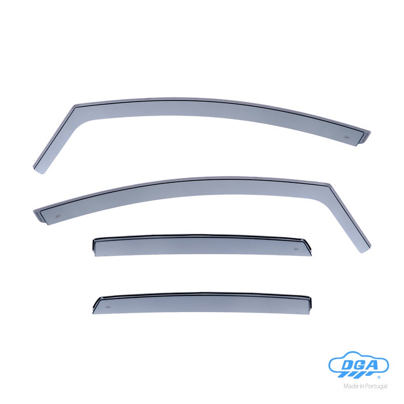 DGA Jeu de Déflecteurs d'Air sur mesure pour Ford Fiësta 5-portes 2008-2017 (4-pièces)