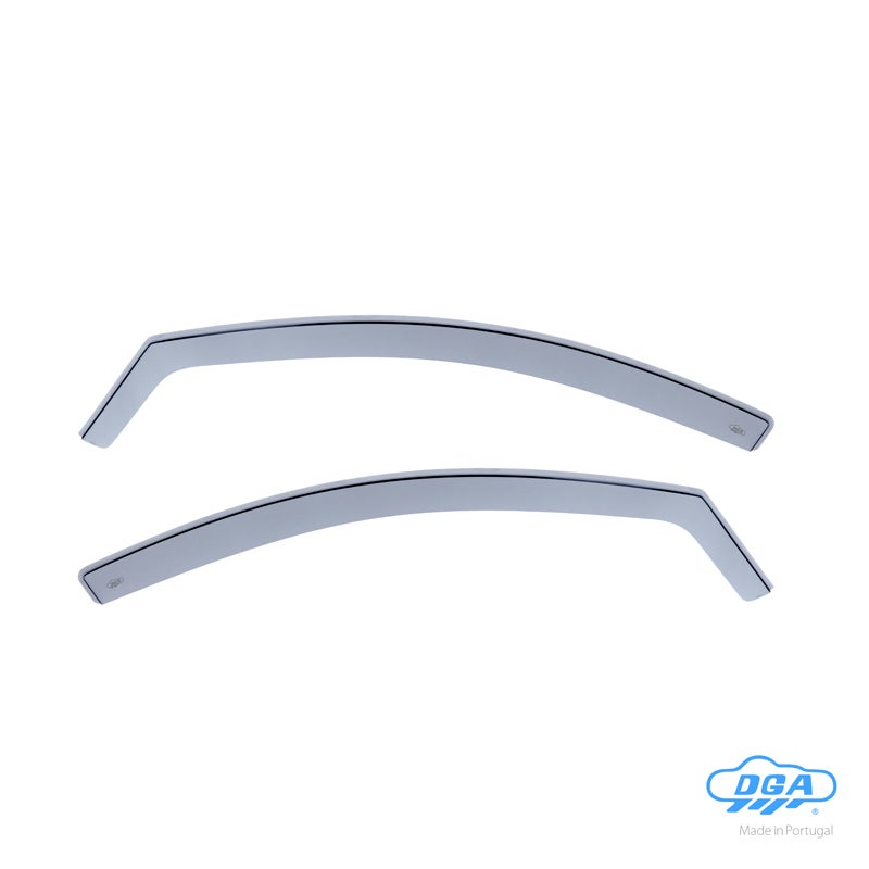 DGA Déflecteurs d'Air sur mesure pour Mitsubishi Triton (L200) Double Cab 2015- & Fiat Fullback Double Cab 2016- (2-pièces)
