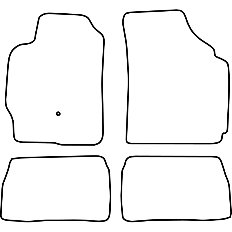 Set de tapis de sol sur mesure pour Daewoo Leganza 1997-2003