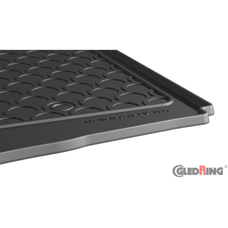 Coquille coffre-arrière Rubbasol (caoutchouc) sur mesure pour Jeep Renegade (BU) 2015- (Sol en bas)