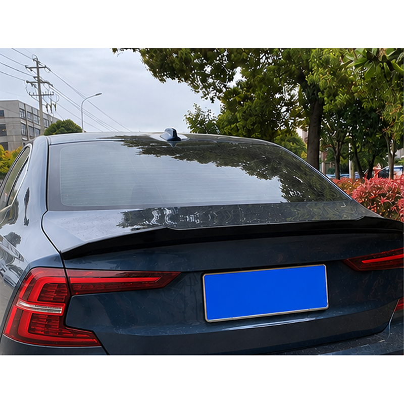 Spoiler arrière sur mesure pour Volvo S60 III 2019- (ABS Noir Luisant)