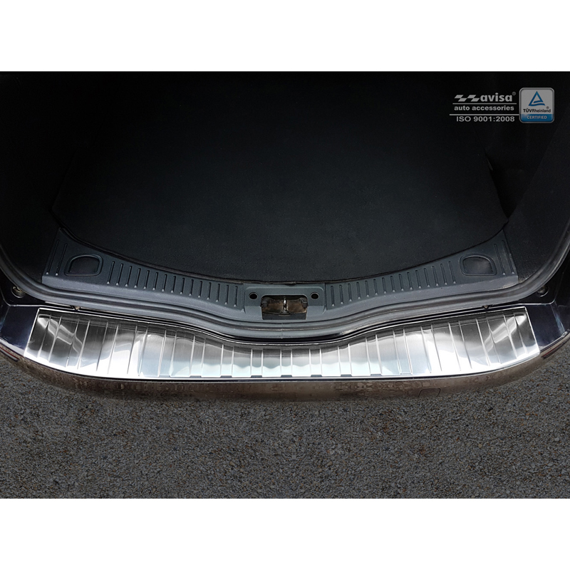 Protection de seuil arrière inox sur mesure pour Ford Mondeo Wagon 2007-2010 'Ribs'