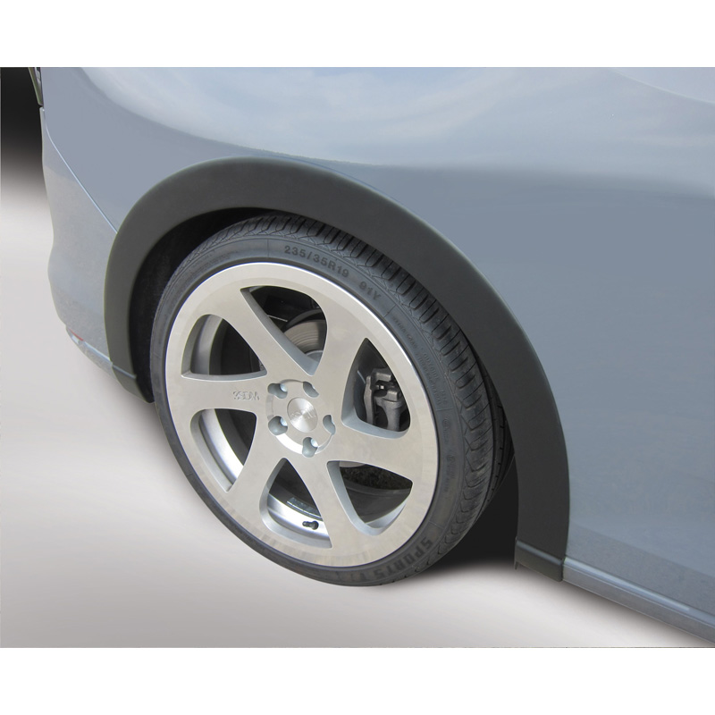 RGM Set extensions de garde-boue sur mesure pour Volkswagen Caddy V Maxi 2020-empattement longue - portes glissantes double - Noir