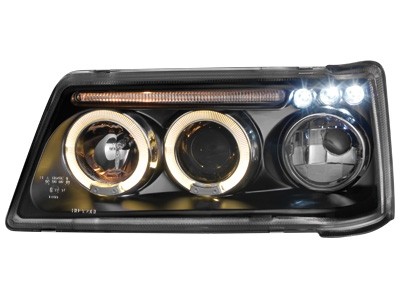 Phares Peugeot 205 Angel Eyes noire