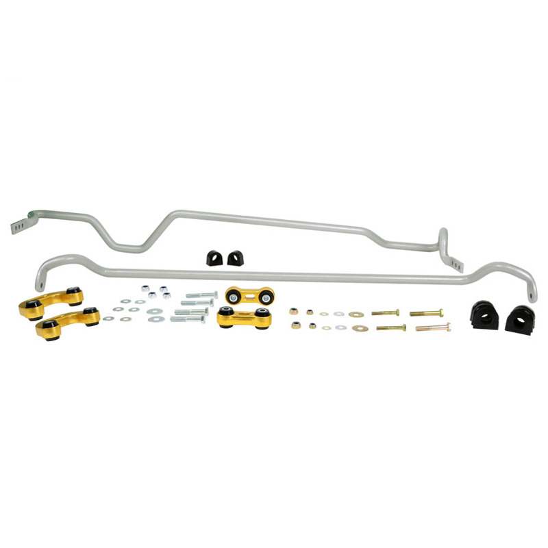 Whiteline Kit de barre stabilisatrice avant et arrière sur mesure pour Subaru Forester SF 2.0 16V 4WD/2.0 S Turbo 4WD/2.5 Turbo 4WD 1997-2002