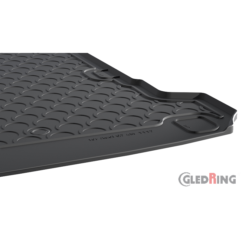 Coquille coffre-arrière Rubbasol (caoutchouc) sur mesure pour Audi Q7 2015- (5-personnes)