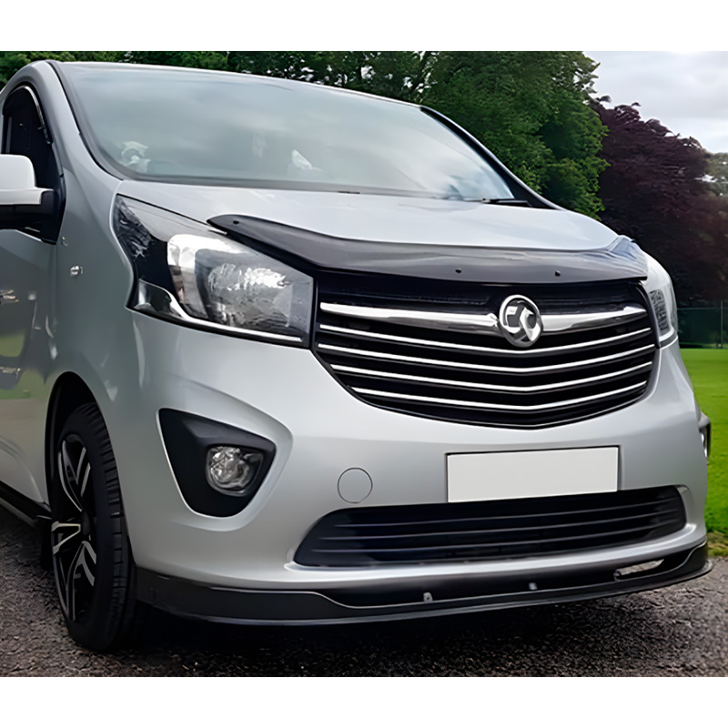 Protection du capot sur mesure pour Opel Vivaro X82 2014-2018 - Noir brillant