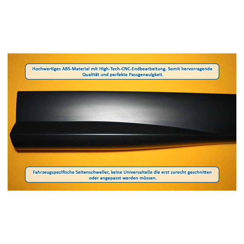 Jupes latérales sur mesure pour Hyundai Veloster (FS) 2011- (ABS)