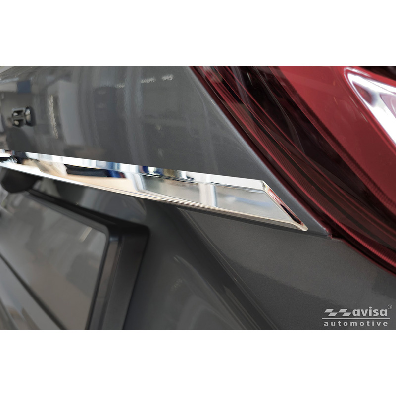 Avisa Revêtement d'habillage du hayon du coffre inox Chrome sur mesure pour Ford Kuga III 2019-2024 & Facelift 2024-