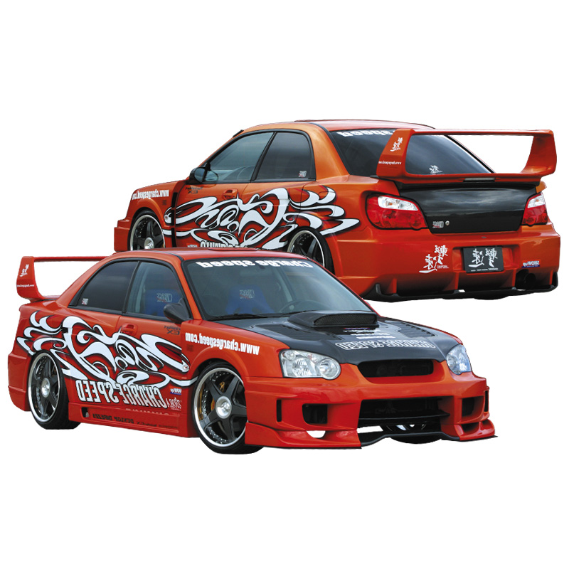 Chargespeed Kit de Wide-Body sur mesure pour Subaru Impreza GD# 'Super GT' + 3D flap