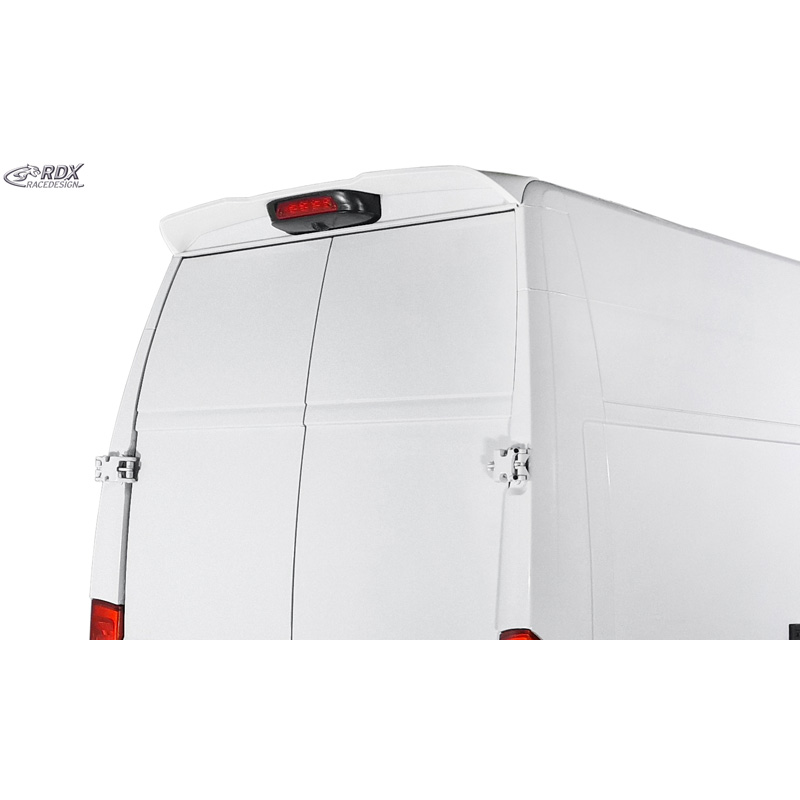 RDX Racedesign Becquet de toit sur mesure pour Citroën Jumper 2006- / Fiat Ducato 2006- / Peugeot Boxer 2006-  / RAM ProMaster 2014- / Opel Movano 2021- / Toyota Proace Max 2024- (H3) (PU)