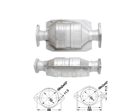 Toyota COROLLA 1.6i 16V 1587 cc 92 Kw / 125 cv 4AGE Magnaflow CA