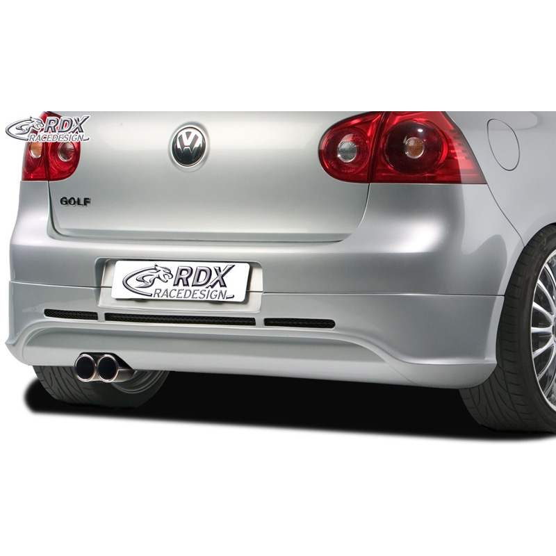 Jupe arrière sur mesure pour Volkswagen Golf V GTI/R Hatchback 3/5-portes 2003-2008 (échappement à gauche) excl. Variant/Plus (ABS)