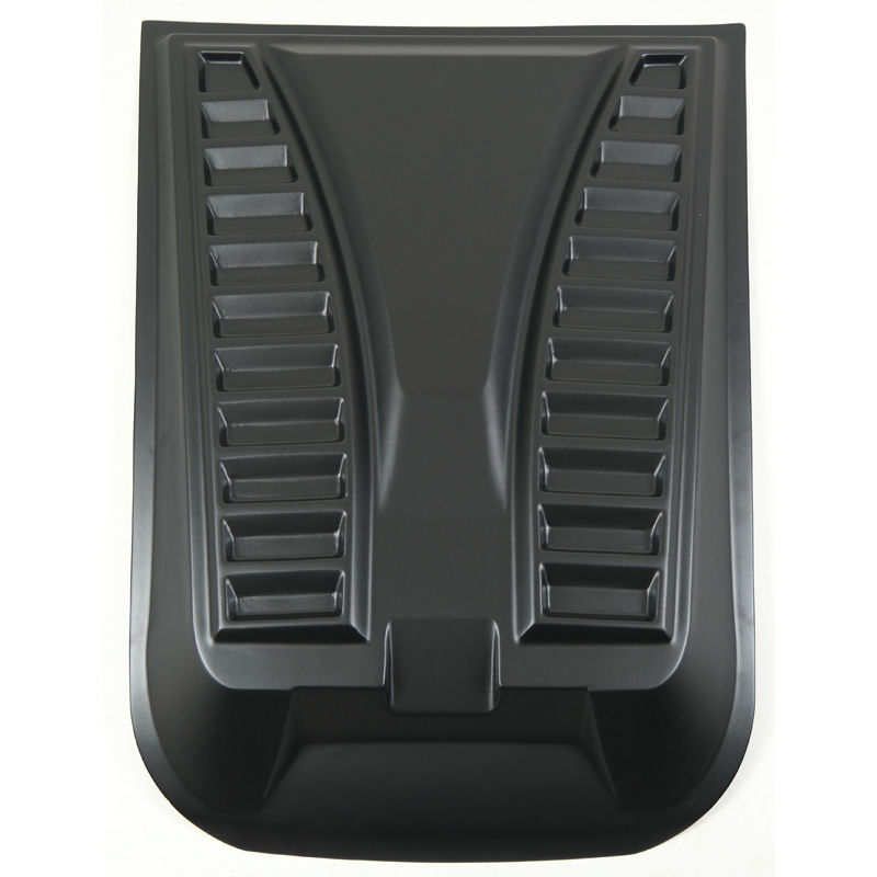 Écope de capot sur mesure pour Nissan Navara NP300 (D23) 2014-2021 - Version 3 - Noir mat