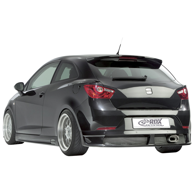 Jupe arrière sur mesure pour Seat Ibiza 6J SC 3 portes 2008-2012 excl. FR/Cupra (PU)