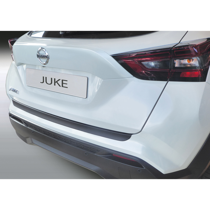 Protection de seuil arrière (ABS) sur mesure pour Nissan Juke II 2019- Noir