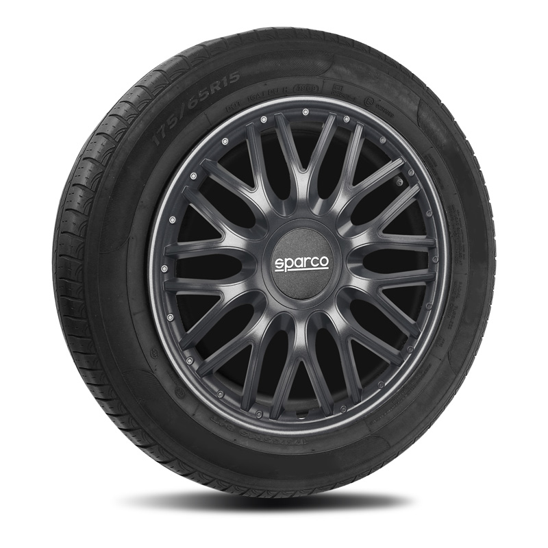 Sparco Enjoliveurs Roma - 14-pouces - Gris - Set de 4 pièces