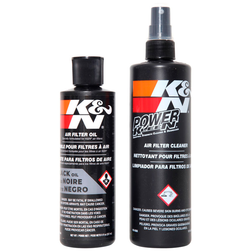 K&N Filtre à air Recharger Kit / avec squeeze bottle oil noir (99-5050BK)
