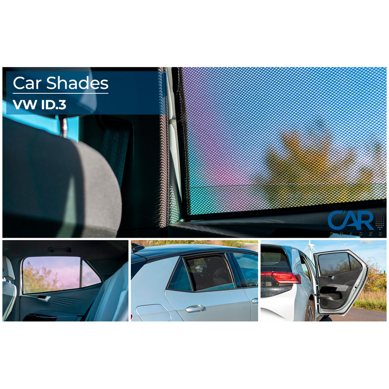 Set de Car Shades (portes arrières) sur mesure pour Volkswagen ID.3 2020- & Cupra Born 2021- (2-pièces)