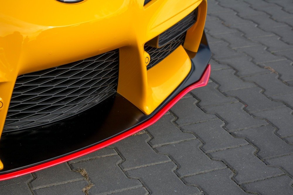 Voorspoiler V.3 Toyota Supra MK5 Maxton Glans Zwart