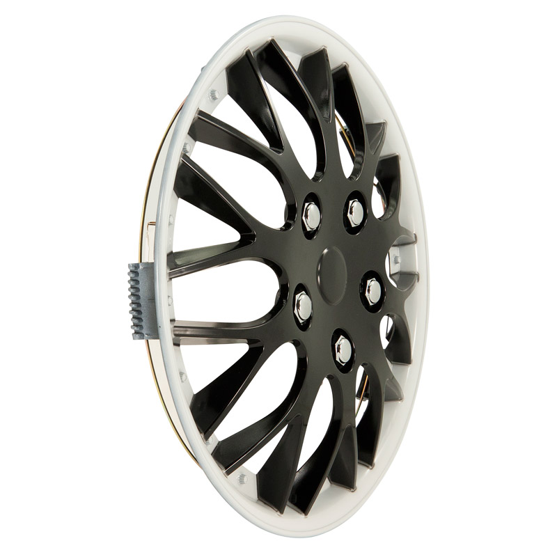 Jeu d'enjoliveurs Missouri 16-inch noir/bord blanc