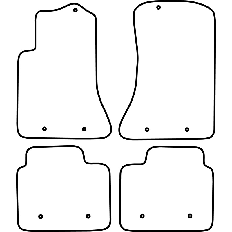 Set de tapis de sol sur mesure pour Opel Omega B 1994-2003