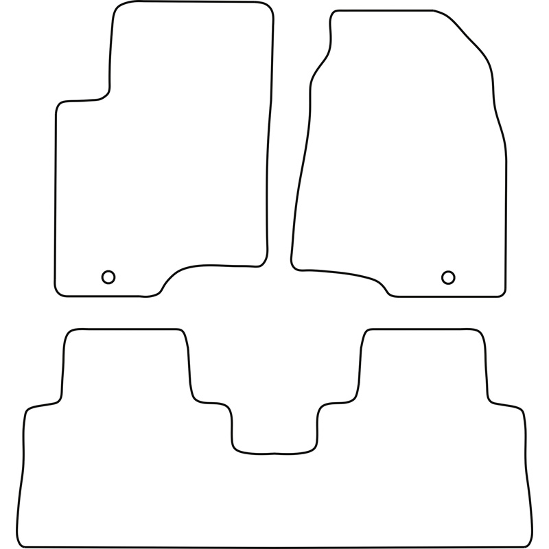 Set de tapis de sol sur mesure pour Chevrolet Captiva 2006-2011