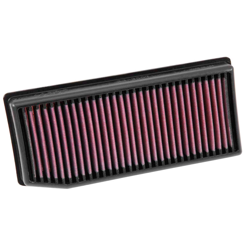 K&N Filtre à air de remplacement sur mesure pour Dacia Dokker, Duster, Lodgy, Logan, Sandero / Renault Captur, Clio 2012- (33-3007)