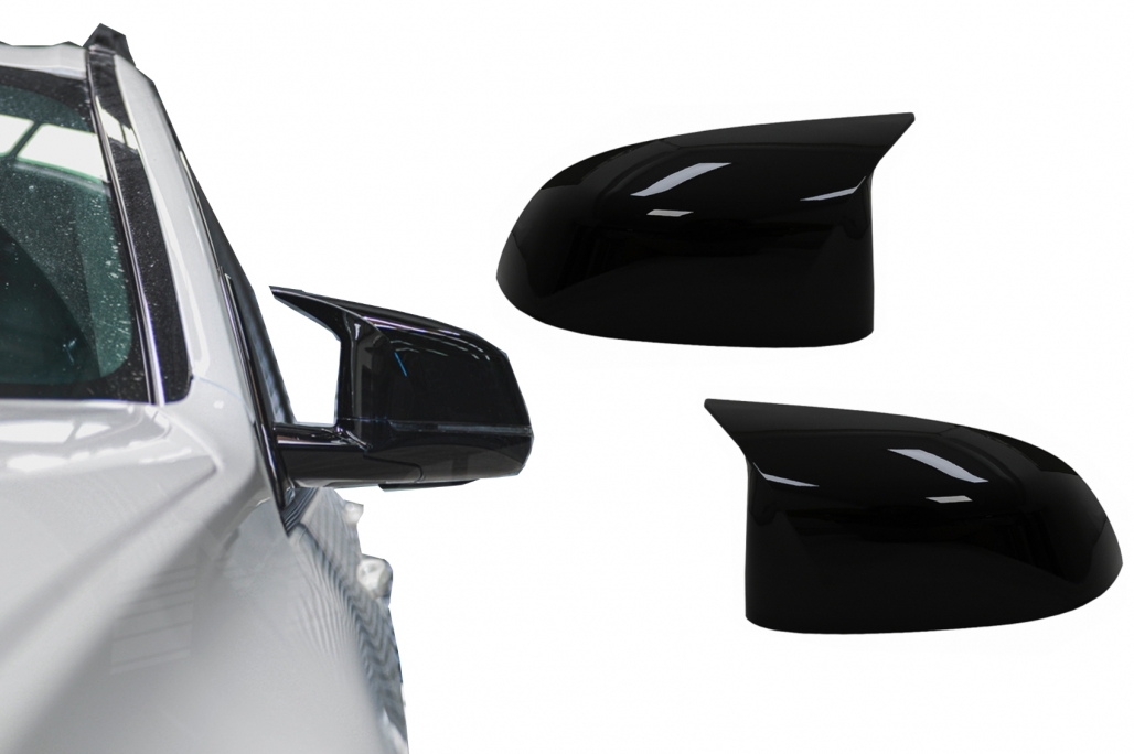 Spiegelkappen M Performance Look BMW X3 G01 X3 G08 X4 G02 X5 G05 X6 G06 X7 G07 Glans Zwart