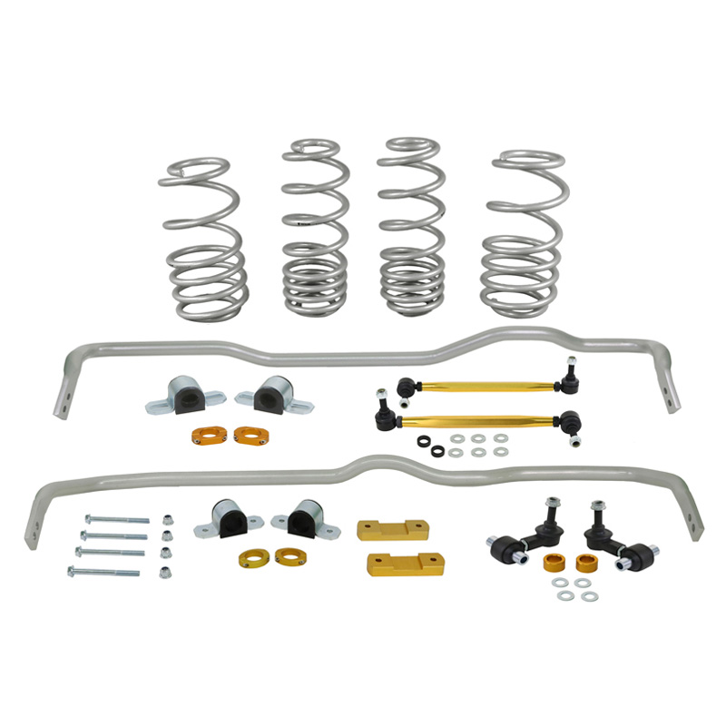 Whiteline Grip-Série 1 Kit de barre stabilisatrice et de ressort d'abaissement sur mesure pour Audi A3 Cabrio/Sedan/Sportback Quattro / Volkswagen Golf VII 4motion 2012-