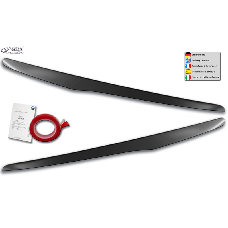 Spoilers de phares sur mesure pour Ford B-Max 2012-2017 (ABS)