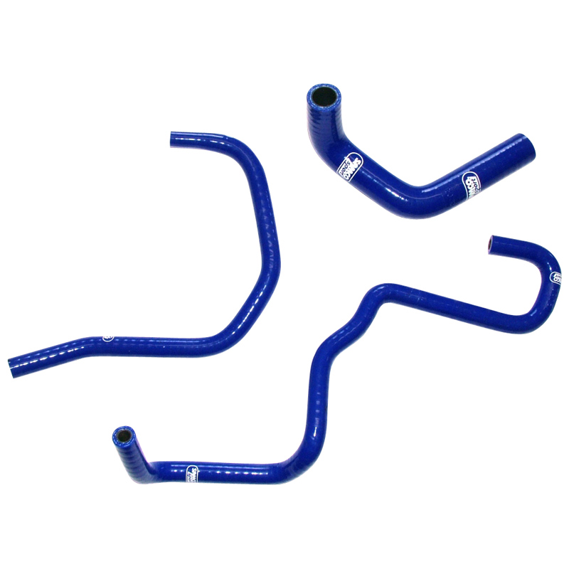 Samco Kit Durites sur mesure pour Opel Corsa C 1.2 16v excl. Twinport 2000-2008 - 3-pièces - Ancillaire - Bleu