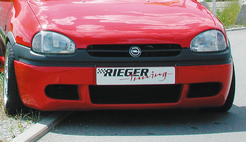 Voorspoilerlip aanzet versie 1 Opel Corsa B 97- Rieger