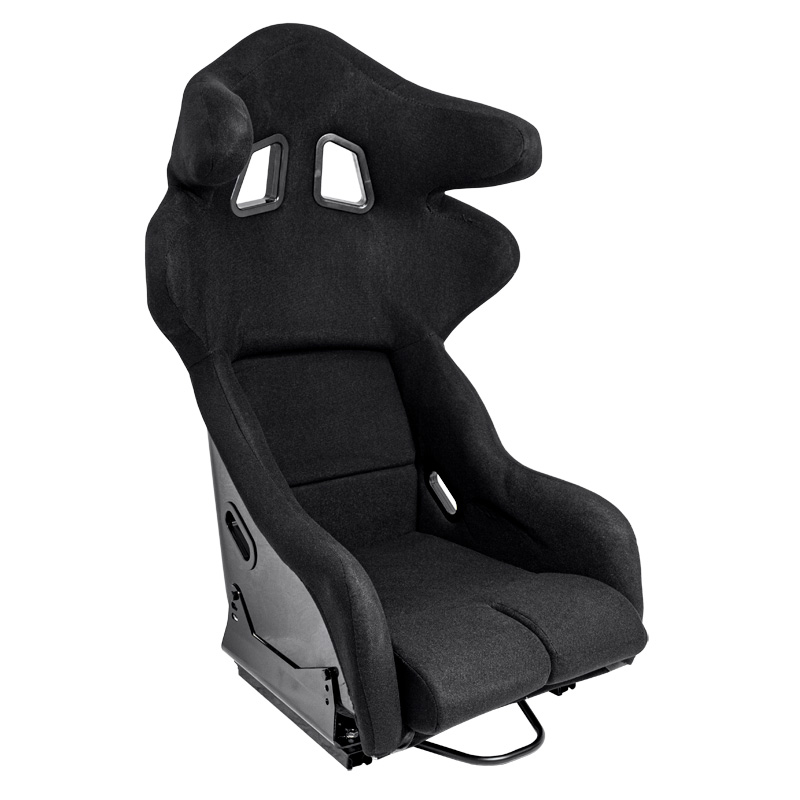 Siège baquet 'JJ' - Noir - Dossier fixe en polyester - incl. glissières
