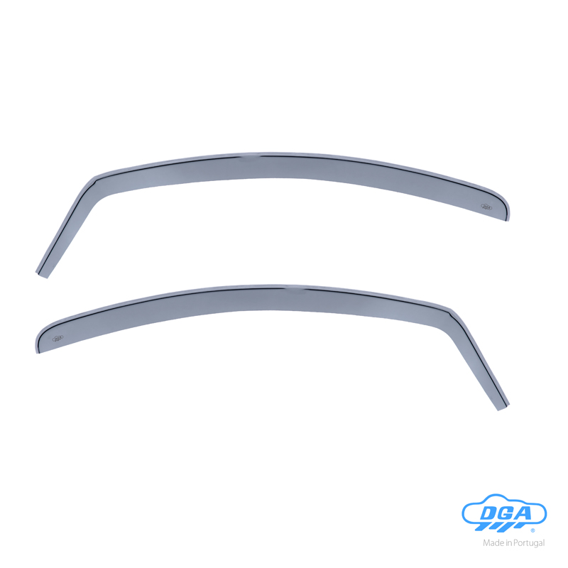 DGA Déflecteurs d'Air sur mesure pour Citroën C1 & Peugeot 107 & Toyota Aygo 3-portes 2005-2014 (2-pièces)