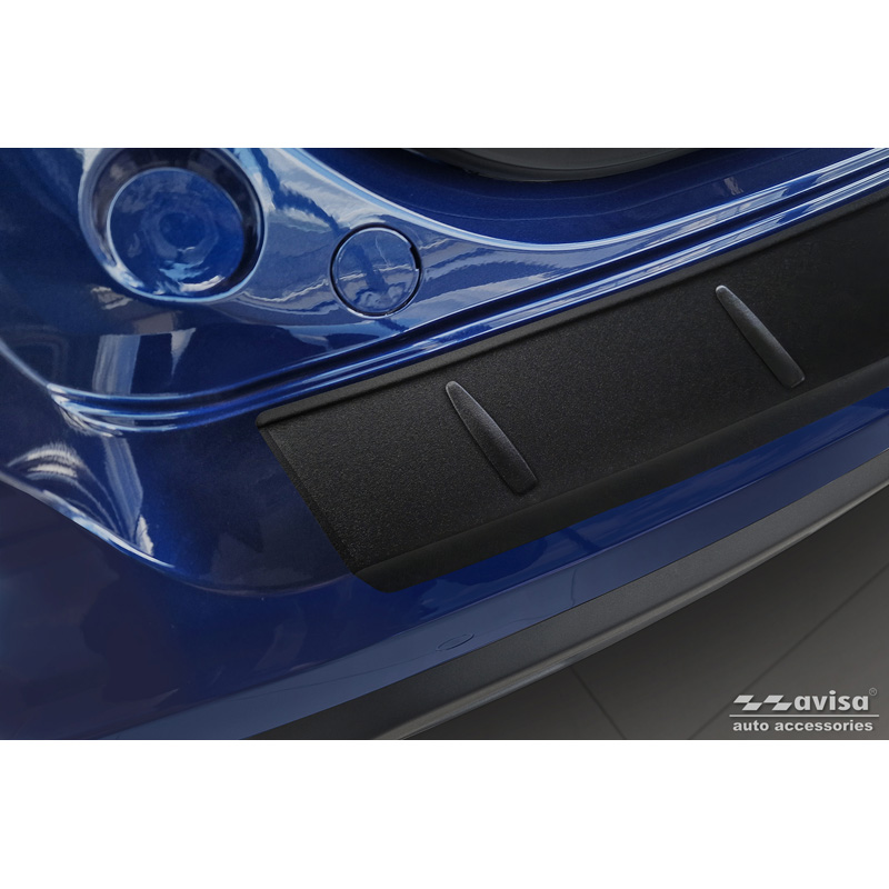 Protection de seuil arrière inox noir mat sur mesure pour BAIC Beijing 3 (X35) 2023- 'Ribs'