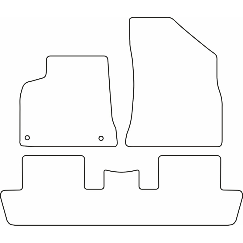 Set de tapis de sol sur mesure pour Peugeot 5008 2009-2016